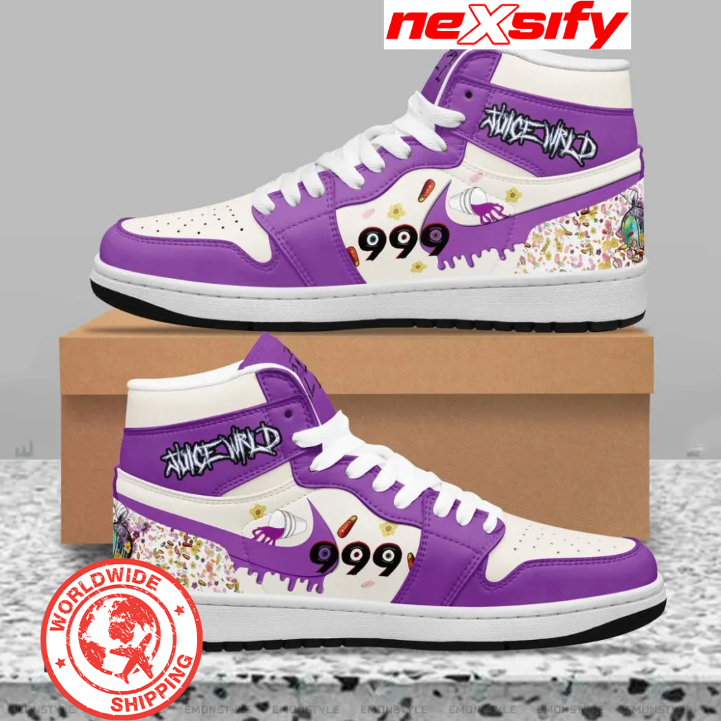 Juice Wrld 999 Air Jordan 1 Shoes - AJD5424036 - Nexsify