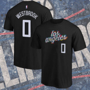 Russell Westbrook - Russell Westbrook Los Angeles Team #0 Name Number T-Shirt Unisex Shirt - TSHIR2324064