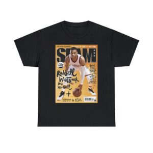 Russell Westbrook - Russell Westbrook Oklahoma City Thunder Nba Slam Cover Tee Shirt - Tshir2324061
