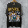 Russell Westbrook - Vintage 90S Basketball Bootleg Style T-Shirt - Tshir2324067