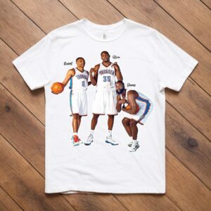 Kevin Durant Russell Westbrook James Harden Oklahoma City Thunder Shirt Nba Shirt  - NSF5524220