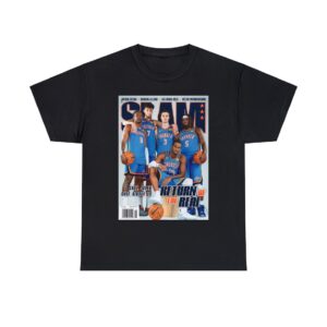 Shai Sga Josh Giddey Chet Holmgren Jalen Okc Thunder Nba Slam Cover Tee Shirt - NSF5524224