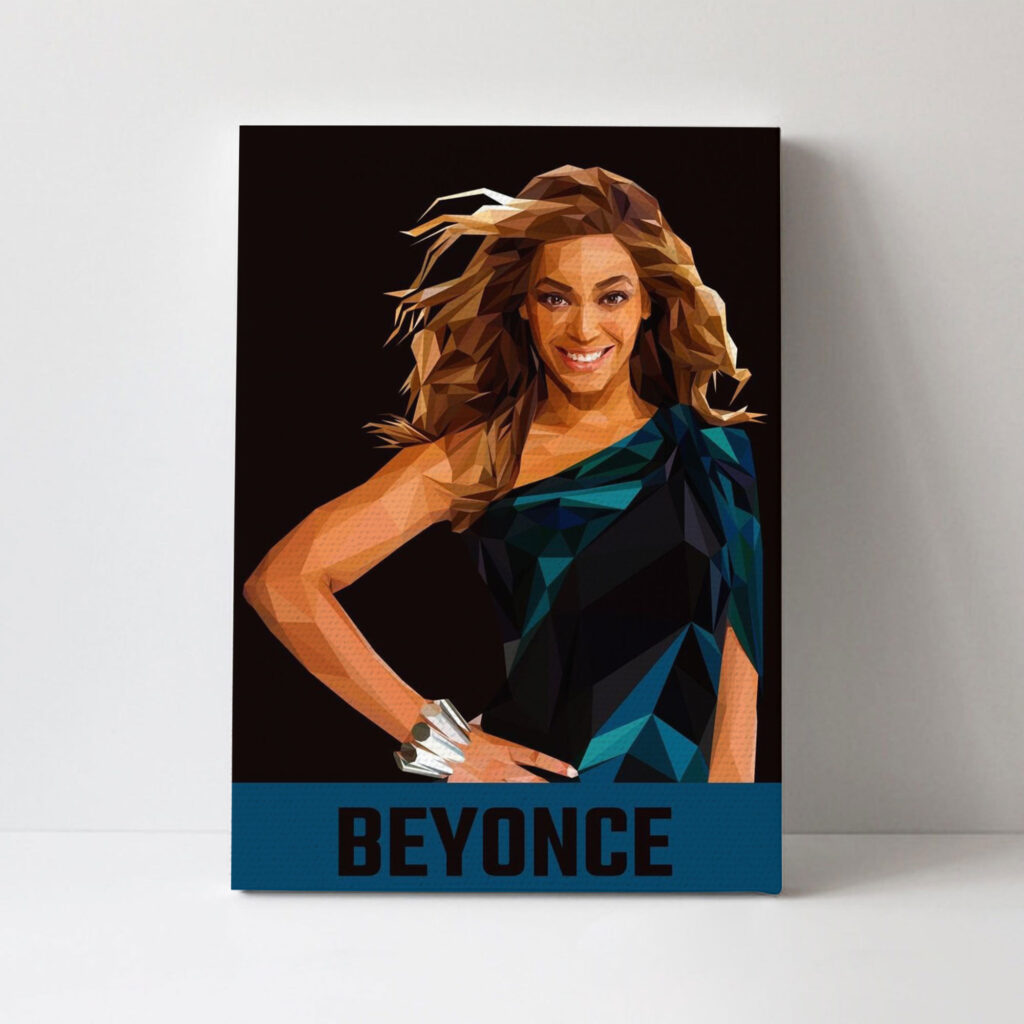 Beyonce Unframed Poster, Wrapped Canvas - NSF5526270 - Nexsify
