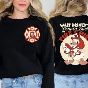 2-Sided Donald Duck Fire Chief Shirt - D160525057