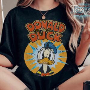 Retro Donald Duck Quack Shirt - D160525058