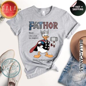 Fathor Shirt Donald Duck – Funny Dad Disney Shirt - D160525087