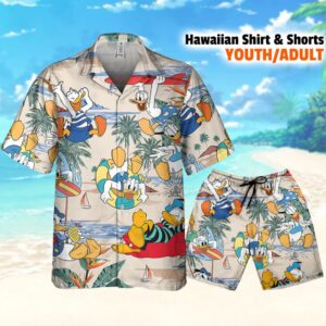Disney Donald Duck Summer Vacation Hawaii Shirt And Short - D160525121