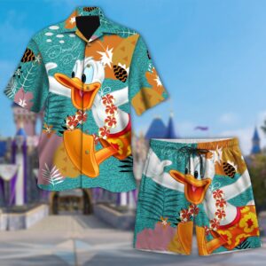 Duck Character Summer Trip Family Hawaiian T Shirt - D160525129