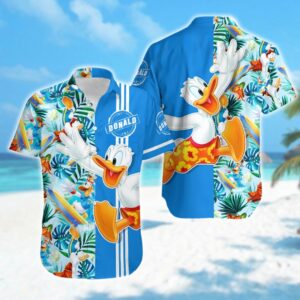 Donald Duck Floral Tropical Hawaiian Shirt - D160525134