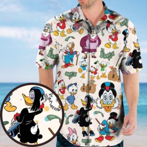 Donald Button Shirt, Disney Trip Shirt - D160525146
