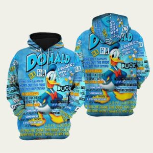 Donald Duck Aop Hoodie, Tshirt - D160525180