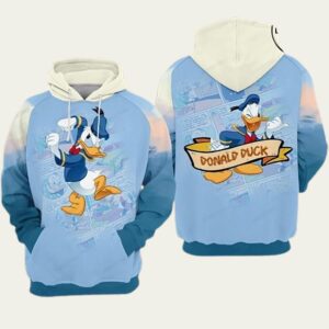 Donald Duck Aop Hoodie, Tshirt - D160525181