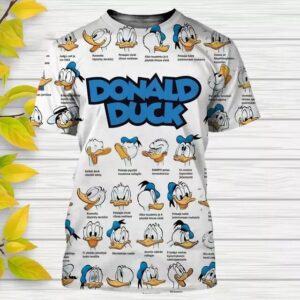 Donald Duck Aop Hoodie, Tshirt - D160525191