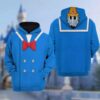 Donald Duck Aop Hoodie, Tshirt - D160525192