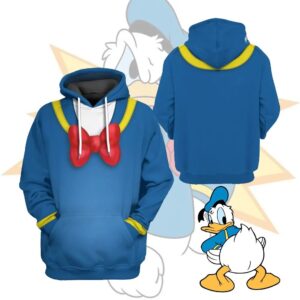 Donald Duck Aop Hoodie, Tshirt - D160525204