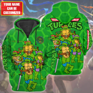 Personalized Name TMNT Team All Over Printed Unisex Shirt - D160525476