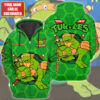 Personalized Name TMNT Team All Over Printed Unisex Shirt - D160525485