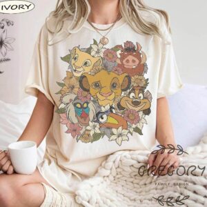 Vintage Floral Lion King Shirt - D160525534