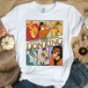 Retro Disney The Lion King Characters Squad Simba Timon Pumbaa Rafiki T-Shirt - D160525535
