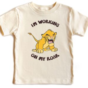 I'M Working On My Roar Kids Shirt - D160525544