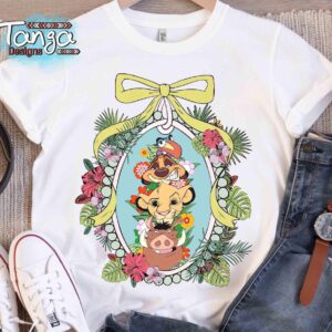Coquette Bow Disney Lion King Floral T-Shirt - D160525563