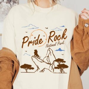 Vintage 80S Lion King Pride Rock National Park Distressed Shirt - D160525570