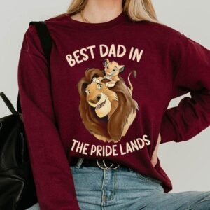Vintage Simba Mufasa Best Dad In Pride Lands T-Shirt - D160525573