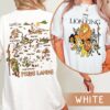 Two Sided The Lion King Pride Lands Map Shirt - D160525577