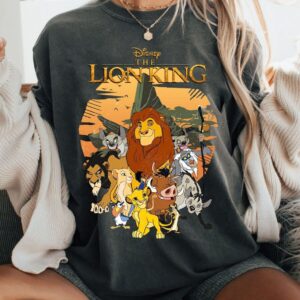 Retro The Lion King Group Characters Shirt - D160525586