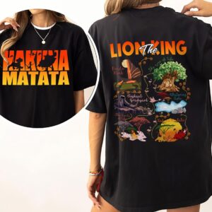 Double Sided Lion King Hakuna Matata Pride Land Shirt - D160525602