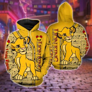 Lion King Hoodie, Disney Simba Hoodie - D160525681