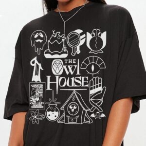 Vintage The Owl House Doodle Art Shirt - D160525727