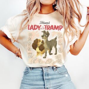 Lady and the Tramp Unisex Tshirt - 1507250066