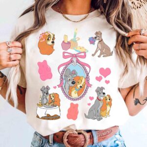Lady and the Tramp Unisex Tshirt - 1507250187
