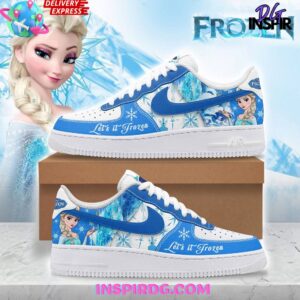 Frozen Custom Nike Logo AF1 Shoes - 1507250341
