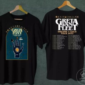 Greta Van Fleet Tour 2023 World Concert Retro T-Shirt - 1507250367