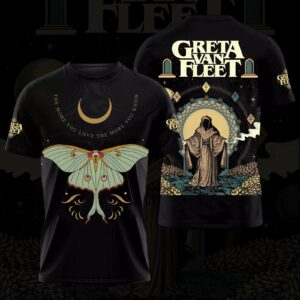 Greta Van Fleet All Over Print Hoodie, Tshirt - 1507250654