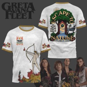 Greta Van Fleet All Over Print Hoodie, Tshirt - 1507250655