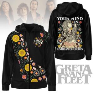 Greta Van Fleet All Over Print Hoodie, Tshirt - 1507250657