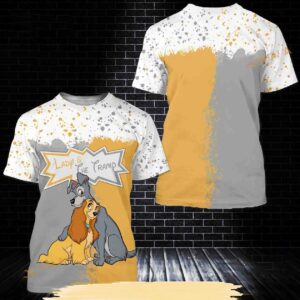 Lady and the Tramp 3D Tshirt, Hoodie - 1507250677