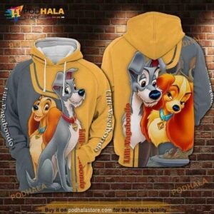 Lady and the Tramp 3D Tshirt, Hoodie - 1507250678