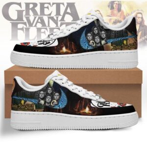 Greta Van Fleet Custom Nike Logo AF1 Shoes - 1507250682