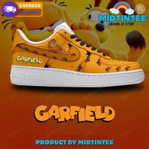 Garfield Custom Nike Logo AF1 Shoes - 1507250684