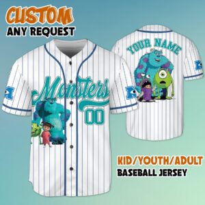 Monsters Inc Baseball Jersey - 1507250713