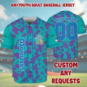 Monsters Inc Baseball Jersey - 1507250716
