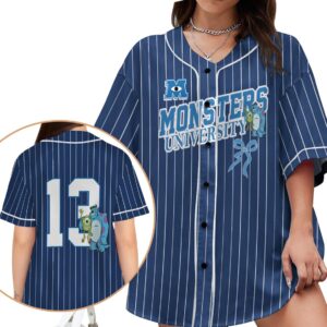 Monsters Inc Baseball Jersey - 1507250717