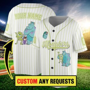 Monsters Inc Baseball Jersey - 1507250720