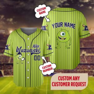 Monsters Inc Baseball Jersey - 1507250722