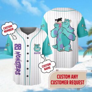 Monsters Inc Baseball Jersey - 1507250725