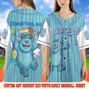 Monsters Inc Baseball Jersey - 1507250727